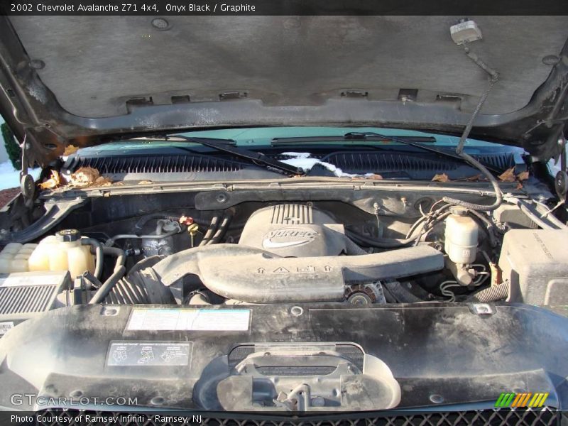 Onyx Black / Graphite 2002 Chevrolet Avalanche Z71 4x4