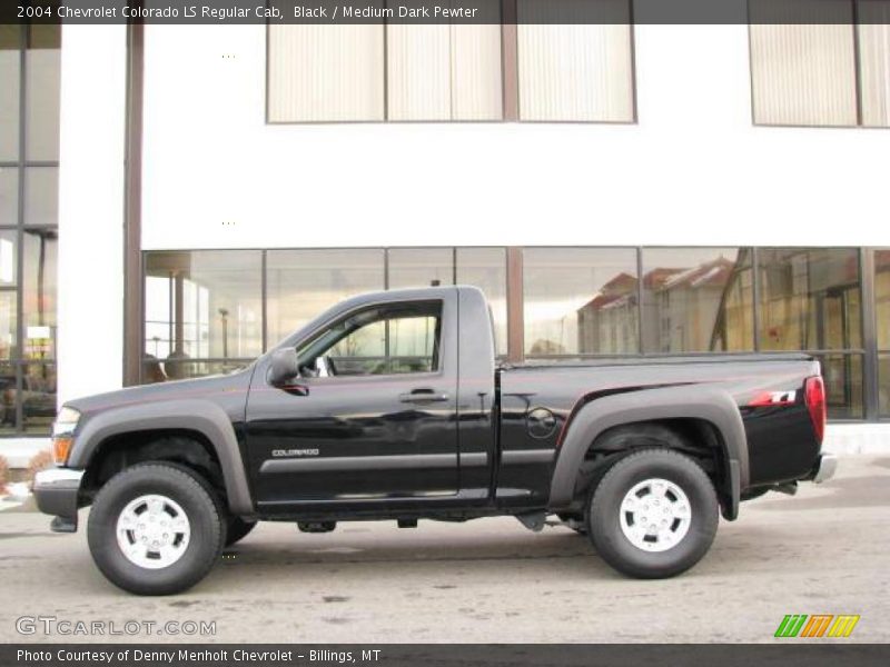 Black / Medium Dark Pewter 2004 Chevrolet Colorado LS Regular Cab