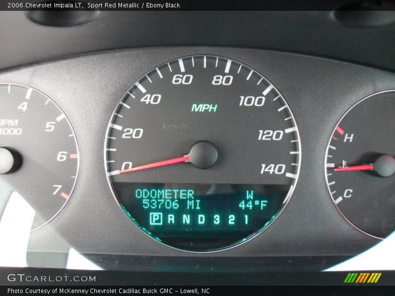 Sport Red Metallic / Ebony Black 2006 Chevrolet Impala LT