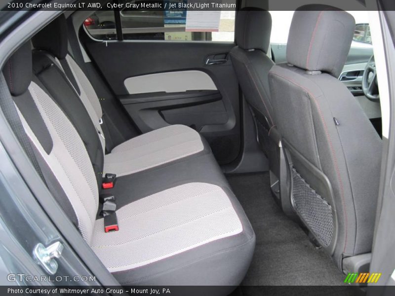 Cyber Gray Metallic / Jet Black/Light Titanium 2010 Chevrolet Equinox LT AWD