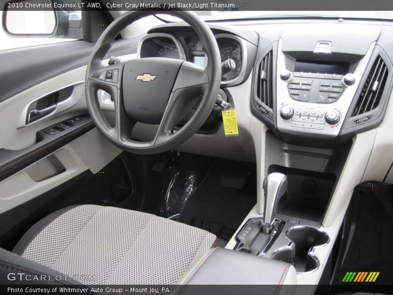 Cyber Gray Metallic / Jet Black/Light Titanium 2010 Chevrolet Equinox LT AWD