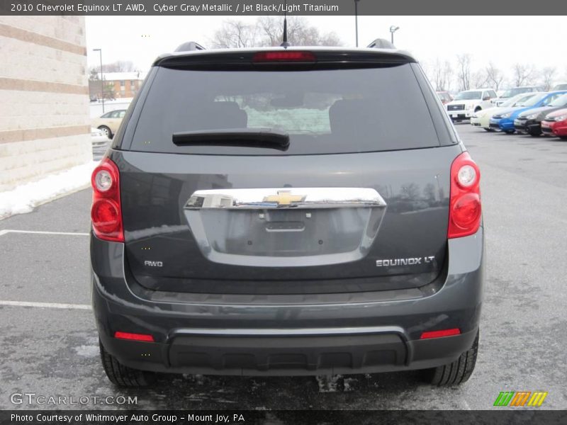 Cyber Gray Metallic / Jet Black/Light Titanium 2010 Chevrolet Equinox LT AWD