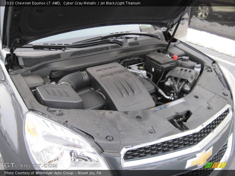 Cyber Gray Metallic / Jet Black/Light Titanium 2010 Chevrolet Equinox LT AWD