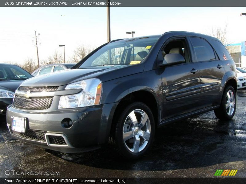 Cyber Gray Metallic / Ebony 2009 Chevrolet Equinox Sport AWD