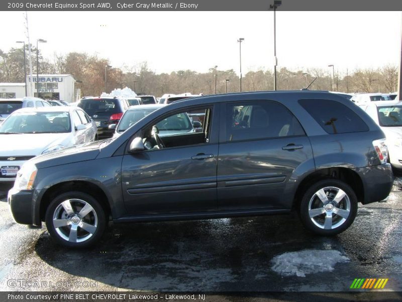 Cyber Gray Metallic / Ebony 2009 Chevrolet Equinox Sport AWD