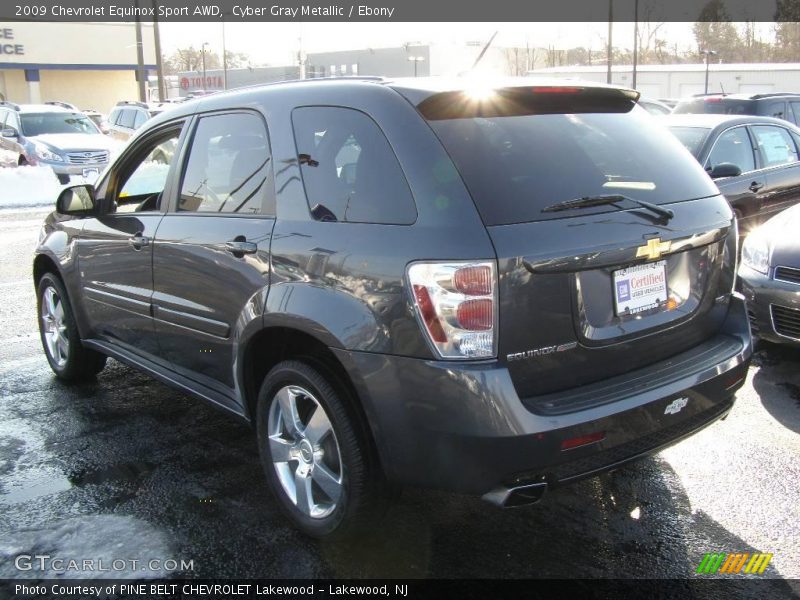 Cyber Gray Metallic / Ebony 2009 Chevrolet Equinox Sport AWD