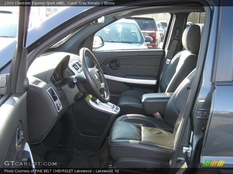 Cyber Gray Metallic / Ebony 2009 Chevrolet Equinox Sport AWD