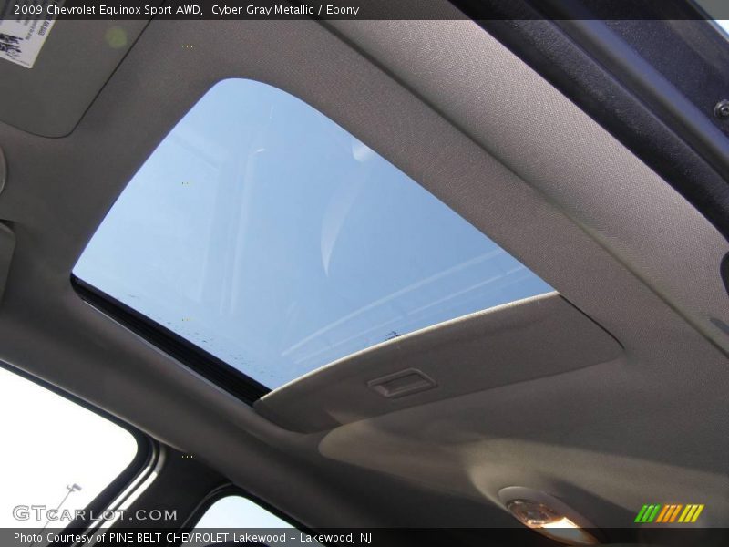 Cyber Gray Metallic / Ebony 2009 Chevrolet Equinox Sport AWD