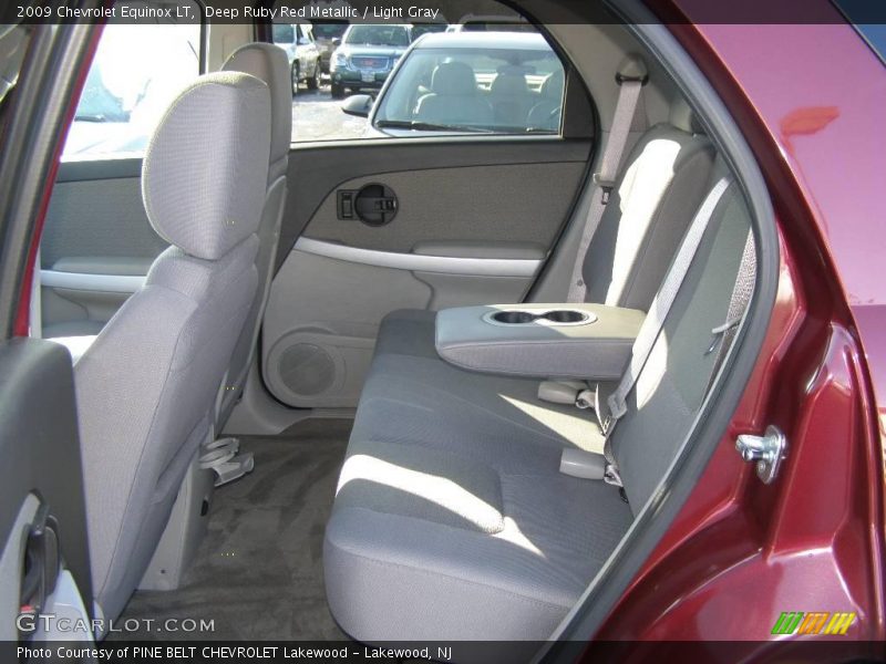 Deep Ruby Red Metallic / Light Gray 2009 Chevrolet Equinox LT