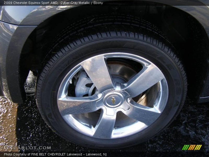 Cyber Gray Metallic / Ebony 2009 Chevrolet Equinox Sport AWD