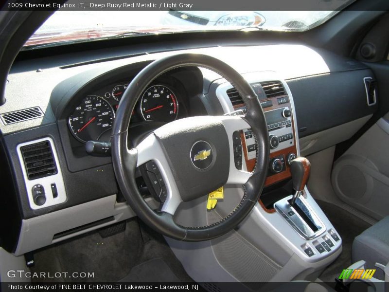 Deep Ruby Red Metallic / Light Gray 2009 Chevrolet Equinox LT