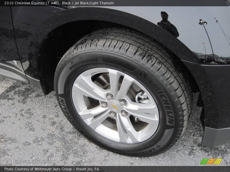 Black / Jet Black/Light Titanium 2010 Chevrolet Equinox LT AWD