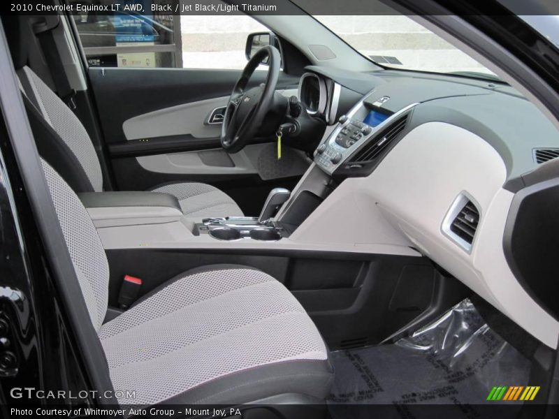 Black / Jet Black/Light Titanium 2010 Chevrolet Equinox LT AWD