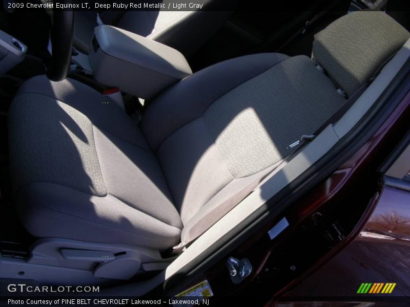 Deep Ruby Red Metallic / Light Gray 2009 Chevrolet Equinox LT