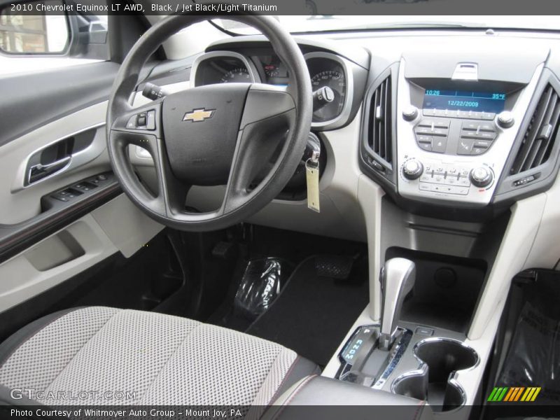 Black / Jet Black/Light Titanium 2010 Chevrolet Equinox LT AWD