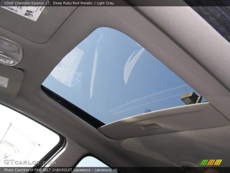 Deep Ruby Red Metallic / Light Gray 2009 Chevrolet Equinox LT