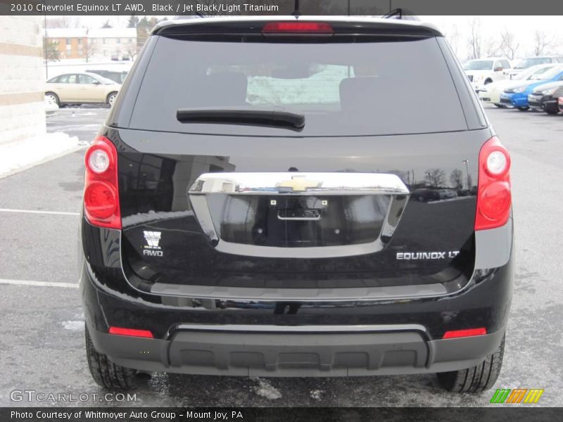 Black / Jet Black/Light Titanium 2010 Chevrolet Equinox LT AWD