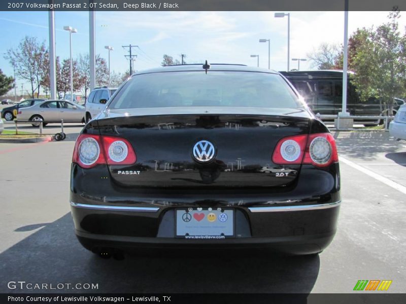 Deep Black / Black 2007 Volkswagen Passat 2.0T Sedan