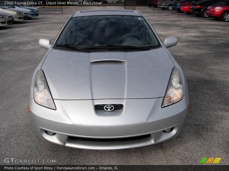 Liquid Silver Metallic / Black/Silver 2000 Toyota Celica GT