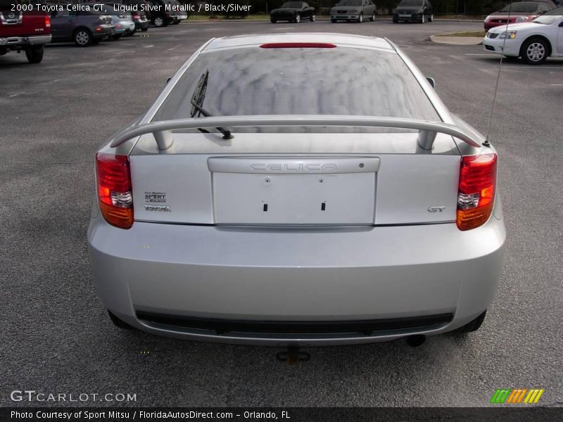 Liquid Silver Metallic / Black/Silver 2000 Toyota Celica GT