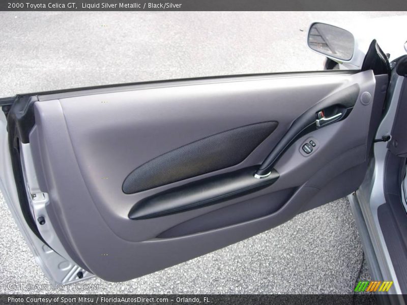 Liquid Silver Metallic / Black/Silver 2000 Toyota Celica GT