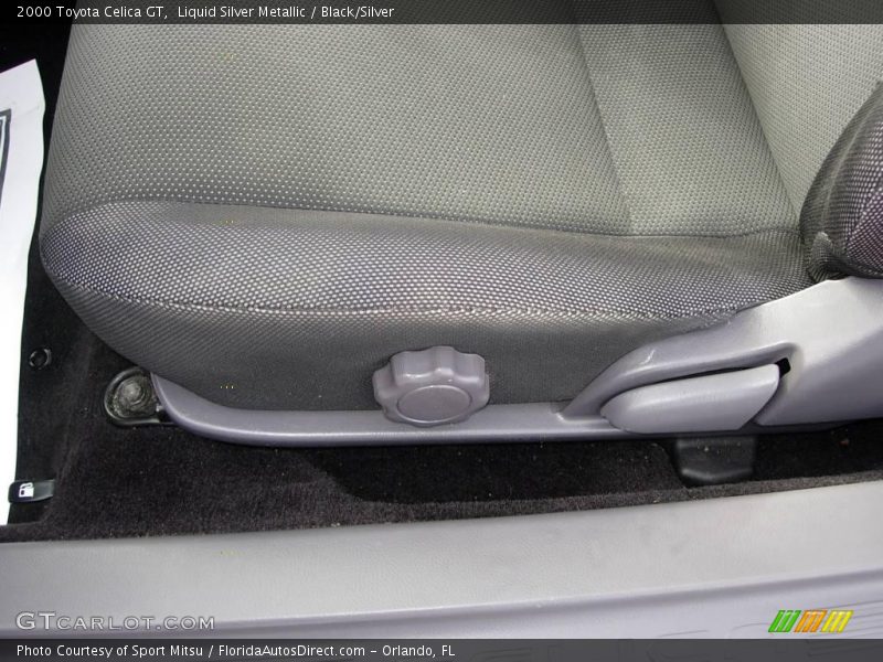 Liquid Silver Metallic / Black/Silver 2000 Toyota Celica GT