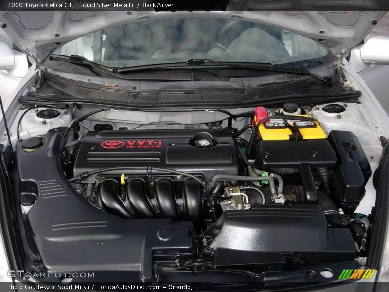 Liquid Silver Metallic / Black/Silver 2000 Toyota Celica GT