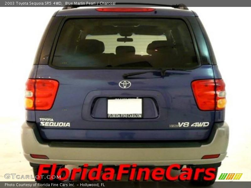 Blue Marlin Pearl / Charcoal 2003 Toyota Sequoia SR5 4WD