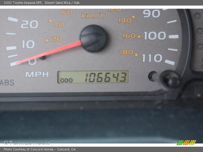 Desert Sand Mica / Oak 2002 Toyota Sequoia SR5