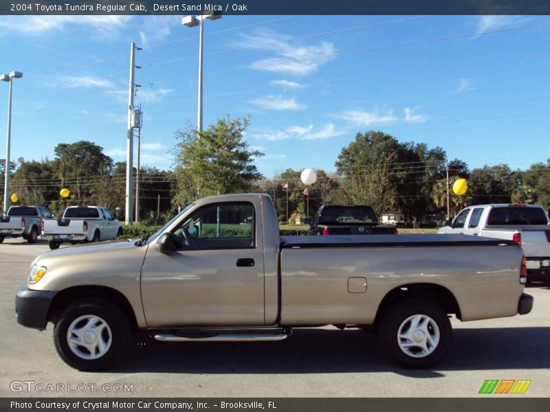 Desert Sand Mica / Oak 2004 Toyota Tundra Regular Cab