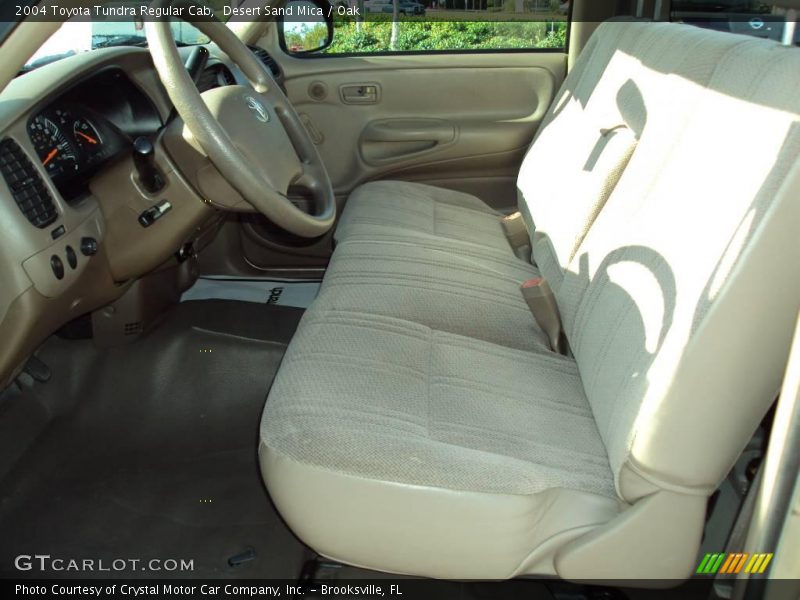 Desert Sand Mica / Oak 2004 Toyota Tundra Regular Cab