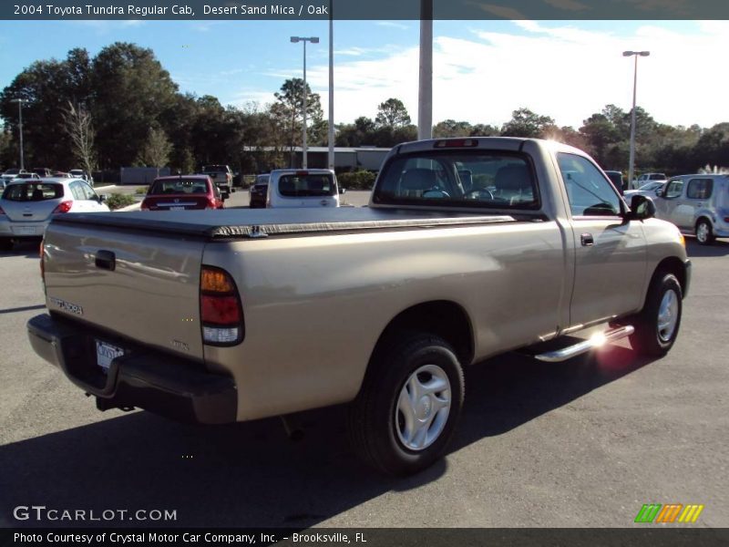 Desert Sand Mica / Oak 2004 Toyota Tundra Regular Cab