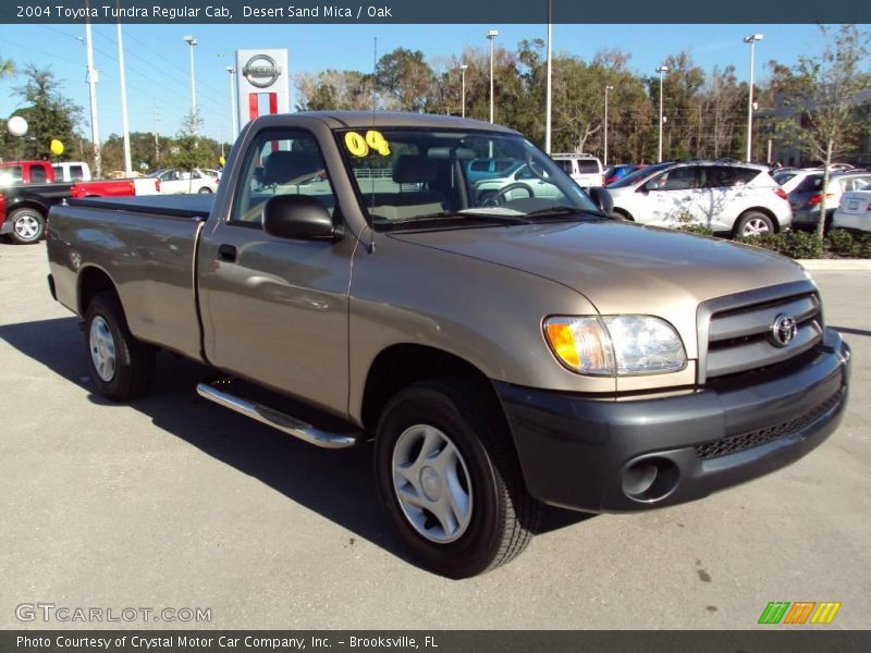 Desert Sand Mica / Oak 2004 Toyota Tundra Regular Cab