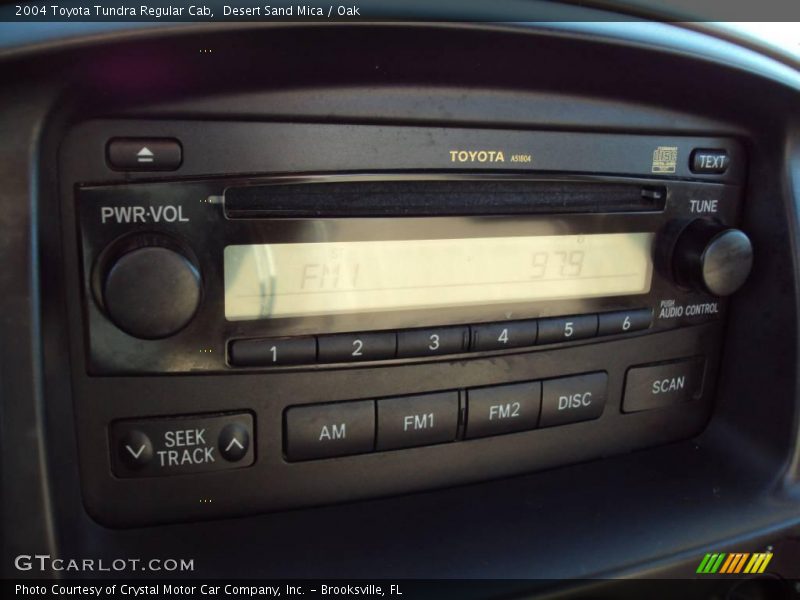 Desert Sand Mica / Oak 2004 Toyota Tundra Regular Cab
