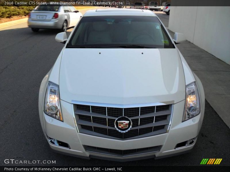 White Diamond Tri-Coat / Cashmere/Cocoa 2008 Cadillac CTS Sedan