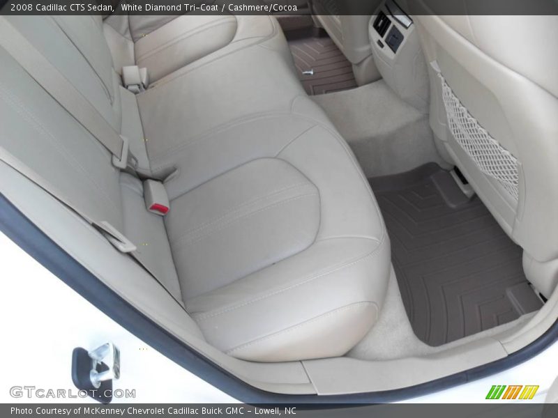 White Diamond Tri-Coat / Cashmere/Cocoa 2008 Cadillac CTS Sedan