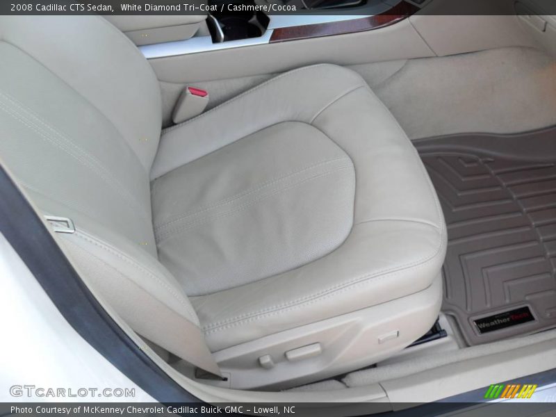 White Diamond Tri-Coat / Cashmere/Cocoa 2008 Cadillac CTS Sedan