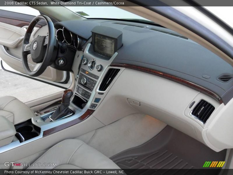 White Diamond Tri-Coat / Cashmere/Cocoa 2008 Cadillac CTS Sedan