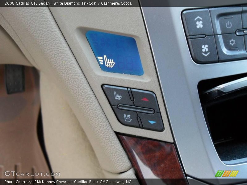White Diamond Tri-Coat / Cashmere/Cocoa 2008 Cadillac CTS Sedan