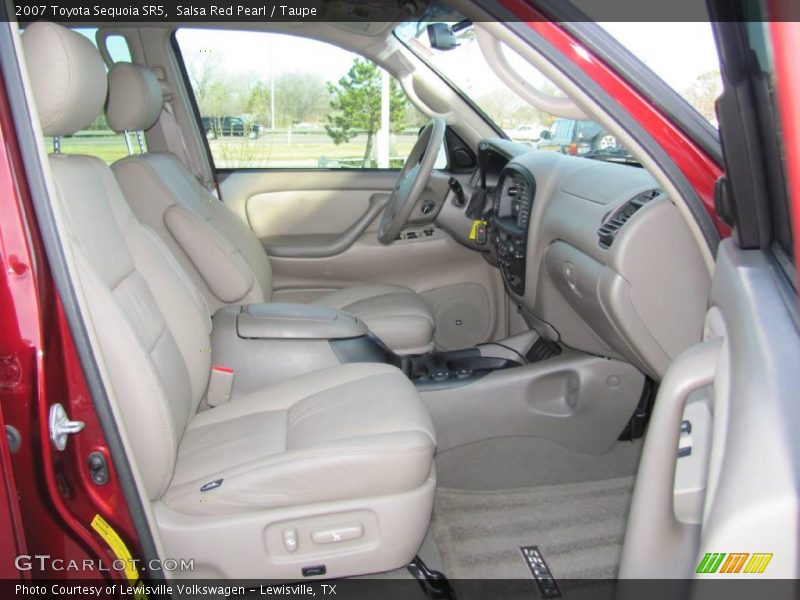 Salsa Red Pearl / Taupe 2007 Toyota Sequoia SR5