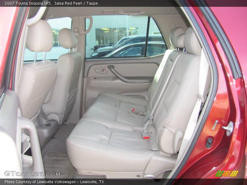 Salsa Red Pearl / Taupe 2007 Toyota Sequoia SR5