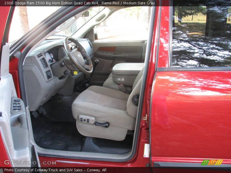 Flame Red / Medium Slate Gray 2006 Dodge Ram 2500 Big Horn Edition Quad Cab 4x4