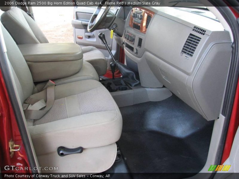 Flame Red / Medium Slate Gray 2006 Dodge Ram 2500 Big Horn Edition Quad Cab 4x4