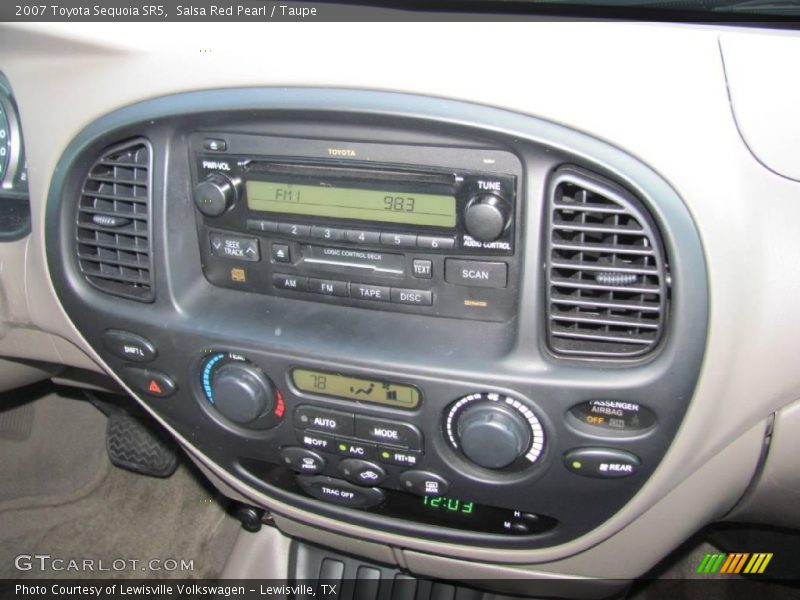 Salsa Red Pearl / Taupe 2007 Toyota Sequoia SR5