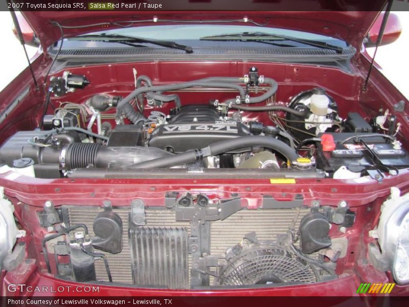 Salsa Red Pearl / Taupe 2007 Toyota Sequoia SR5