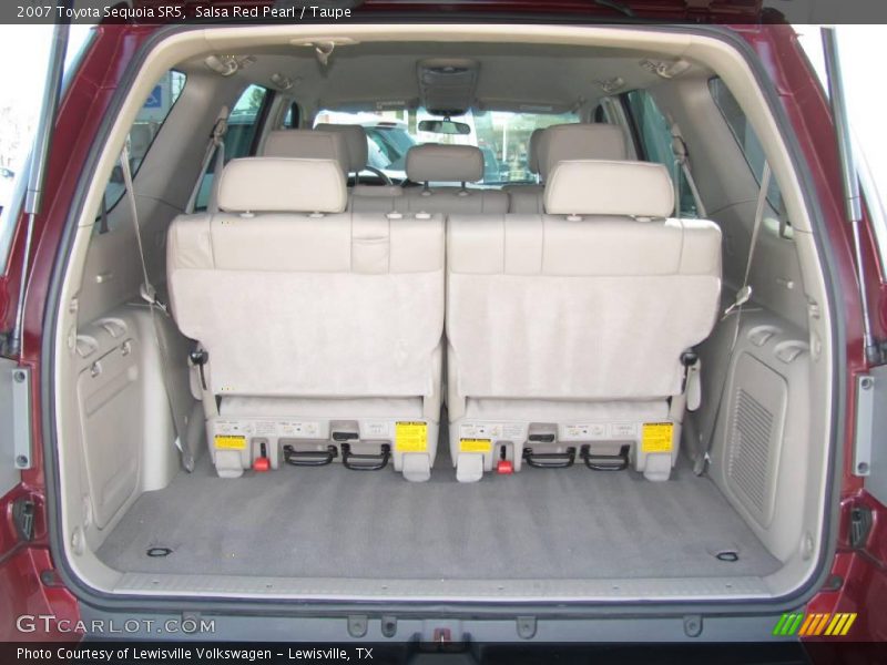Salsa Red Pearl / Taupe 2007 Toyota Sequoia SR5