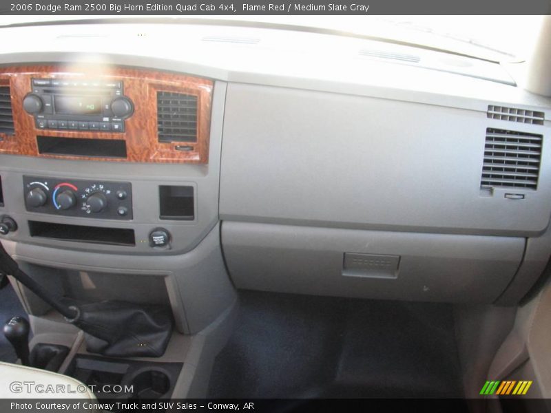 Flame Red / Medium Slate Gray 2006 Dodge Ram 2500 Big Horn Edition Quad Cab 4x4