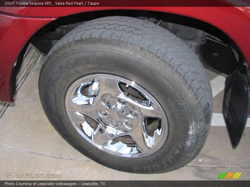 Salsa Red Pearl / Taupe 2007 Toyota Sequoia SR5