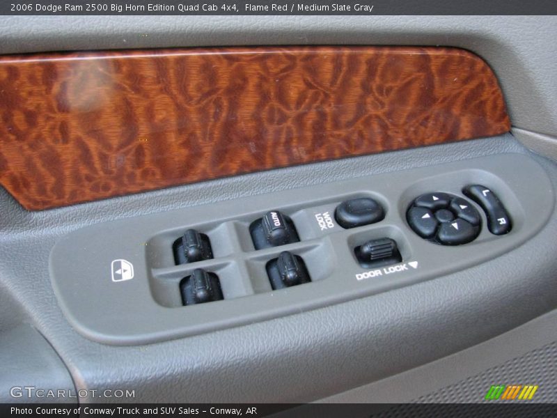 Flame Red / Medium Slate Gray 2006 Dodge Ram 2500 Big Horn Edition Quad Cab 4x4