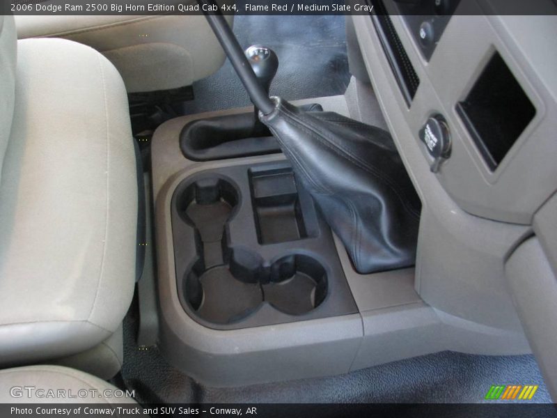 Flame Red / Medium Slate Gray 2006 Dodge Ram 2500 Big Horn Edition Quad Cab 4x4